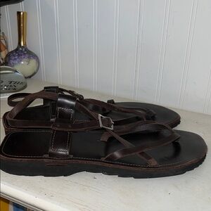 Orox leather sandals made in Oregon size 10